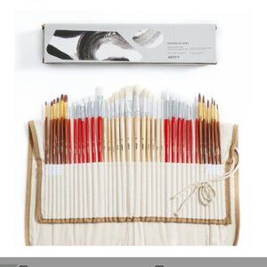 ARTIFY 38 Pieces Paint Brushes, Intermediate Series, Nylon Hairs Art Set  LW2A-B
